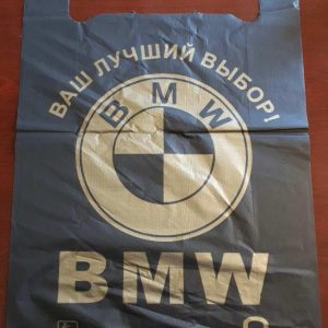 Пакет майка бмв, 36х59 см, 500 шт. у мішку