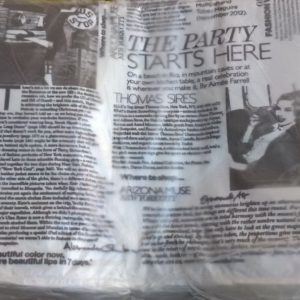 Пакет майка газета 30*50 см, 2500 шт./мішок